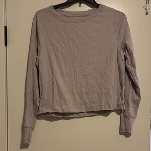 All in Motion Women's Light Purple Long Sleeve Top